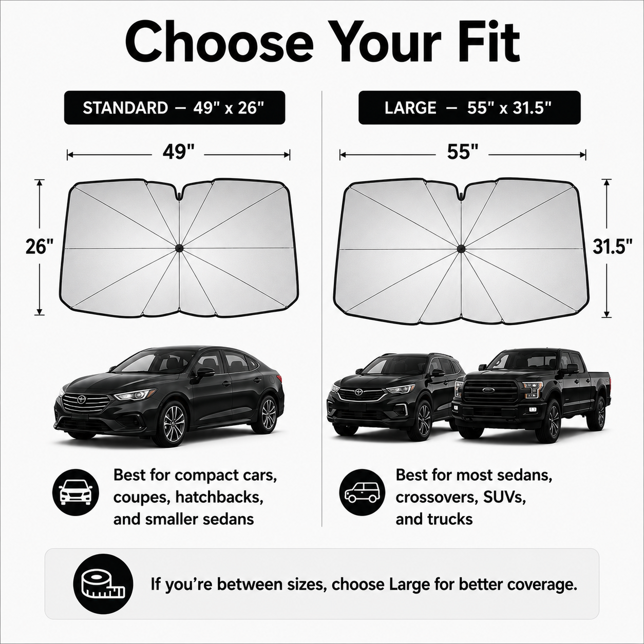 NoraShade™ - Windshield Sun Shade Umbrella