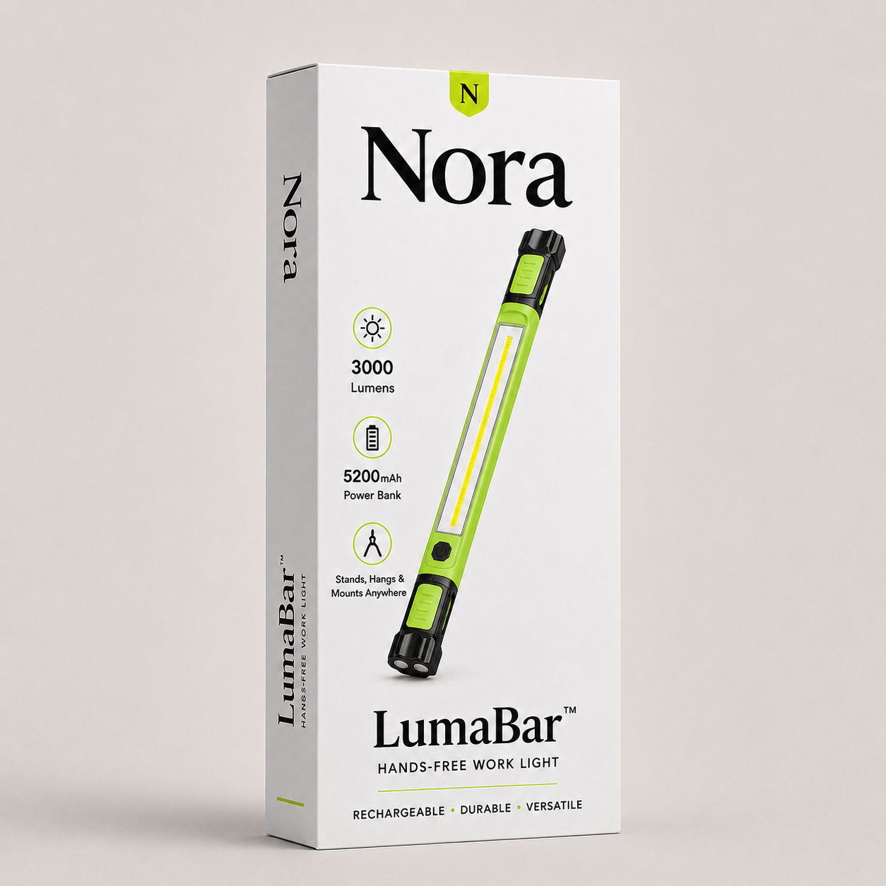 LumaBar™ — The Ultimate Hands-Free Work Light