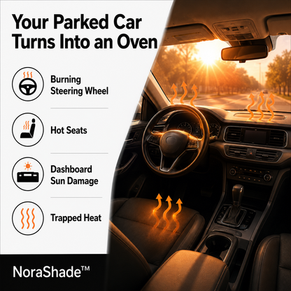 NoraShade™ -  Windshield Sun Shade Umbrella