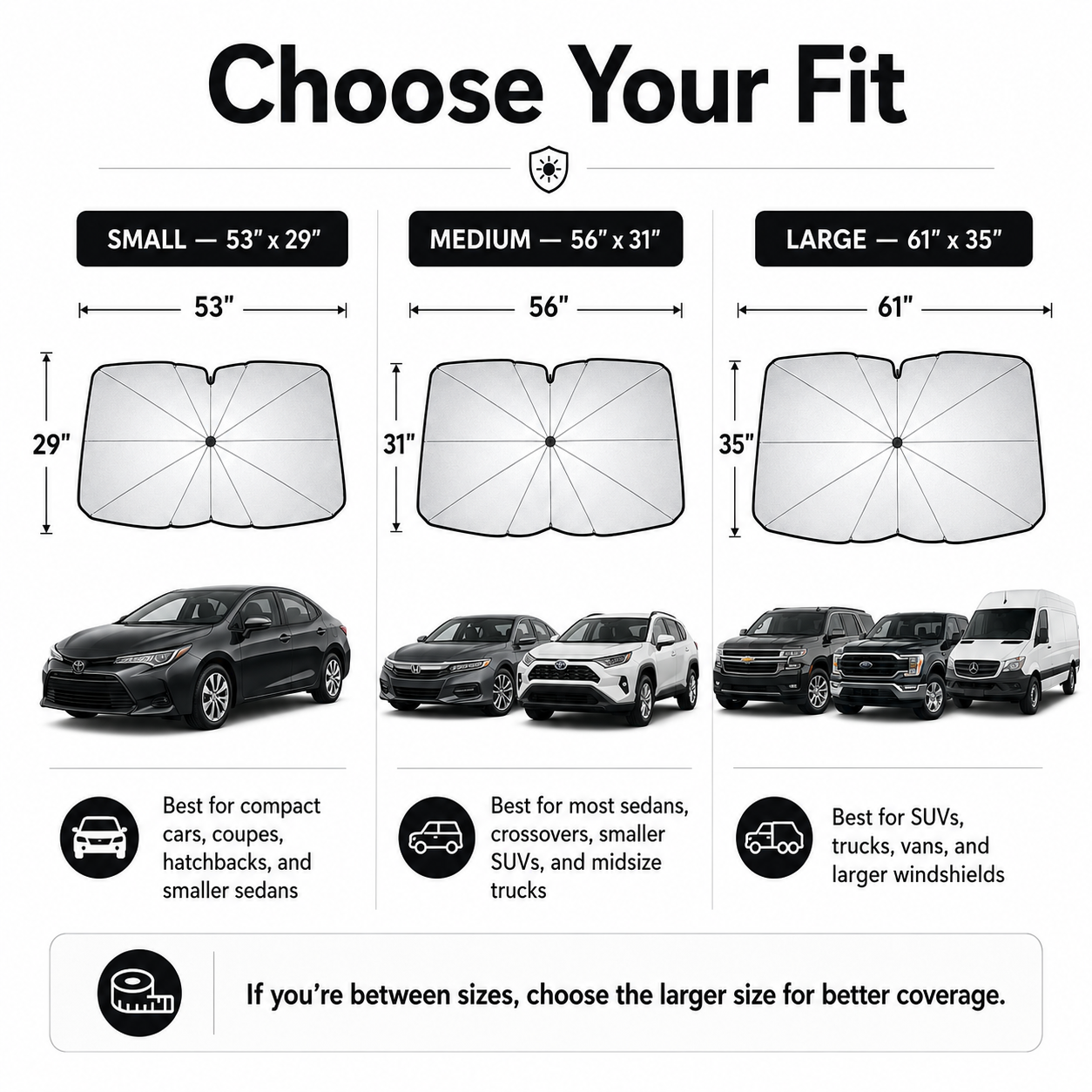 NoraShade™ -  Windshield Sun Shade Umbrella